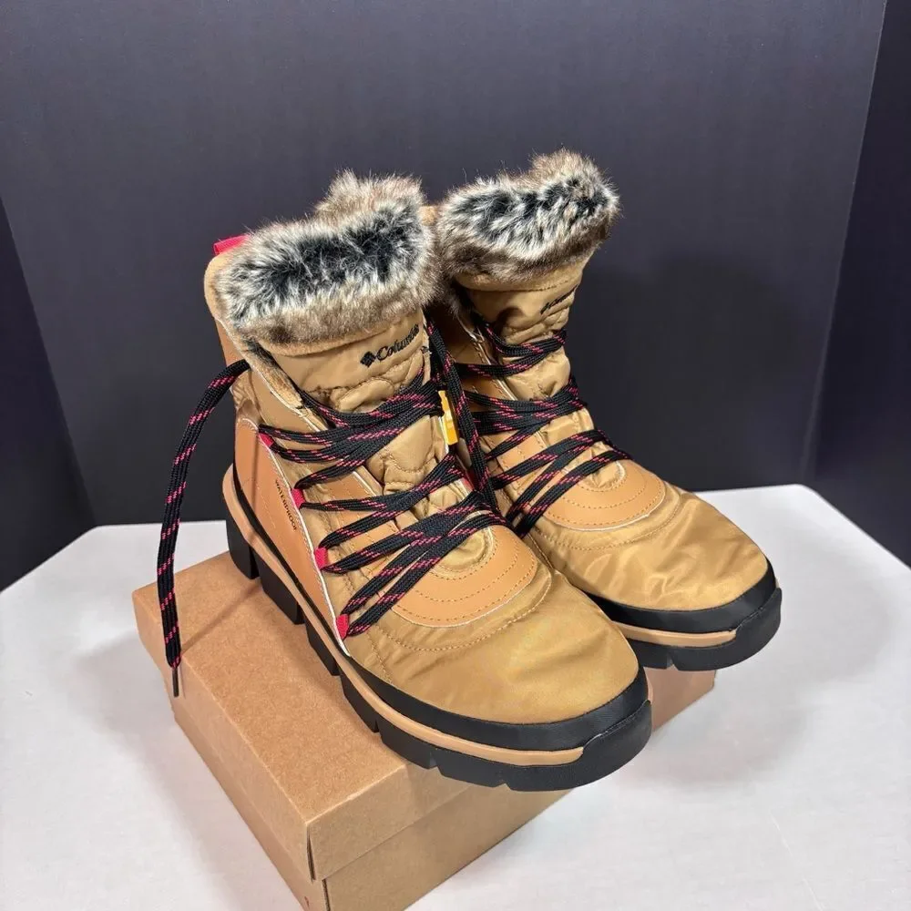 Columbia Women's Keetley Shorty Snow Boot NEW Size 11 Elk/Black
